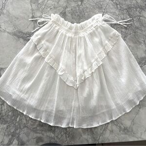 Isabel Marant Etoile Itelo Ruffled Mini Skirt